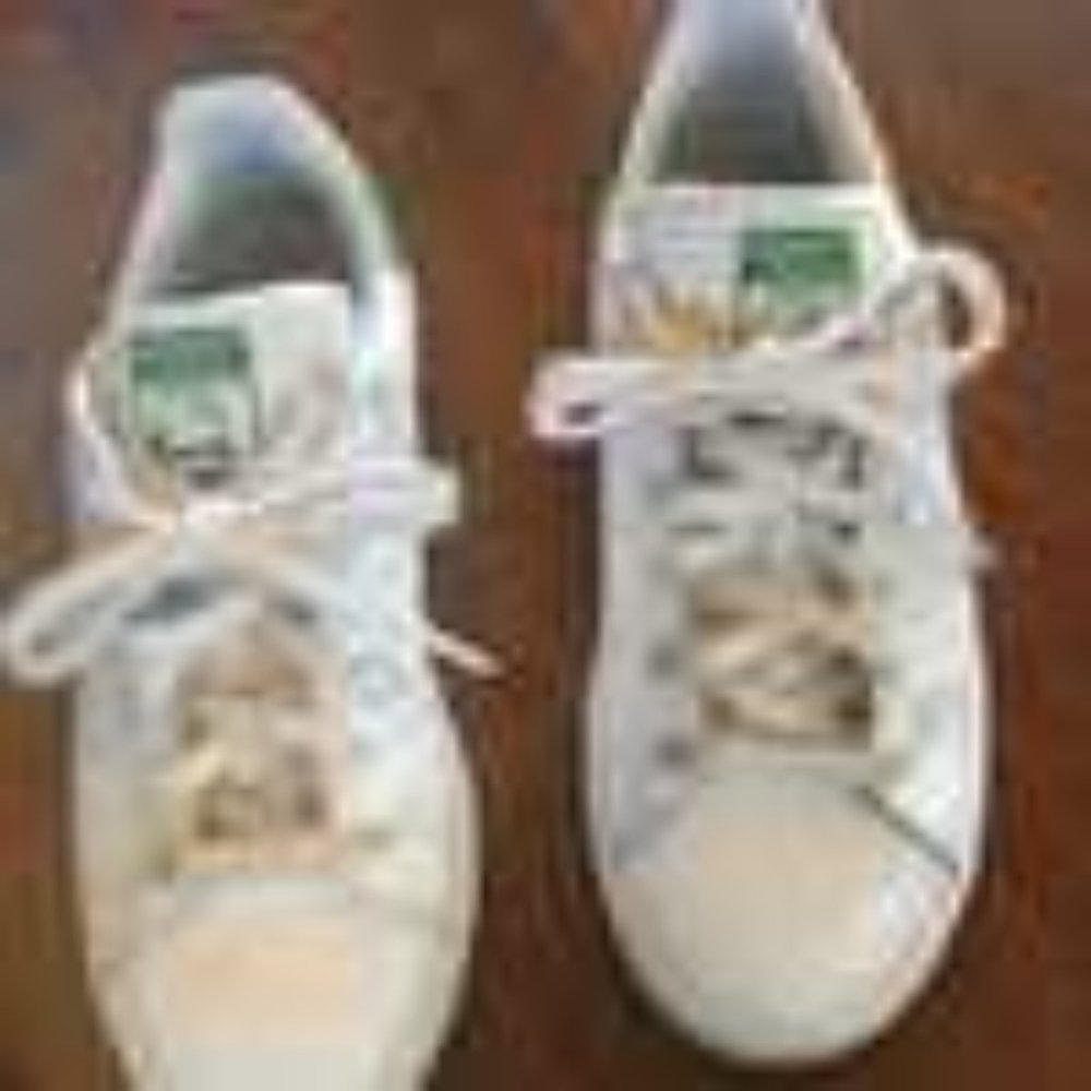 Stan Smith Adidas- Women's Size 6- Green Accents